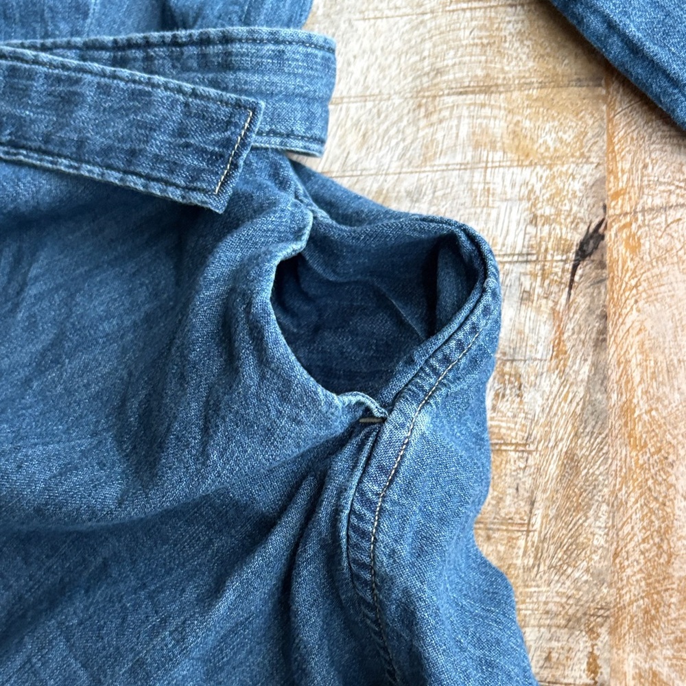 NWOT Ralph Lauren Denim Shirt Dress size 14 - Picture 6 of 7